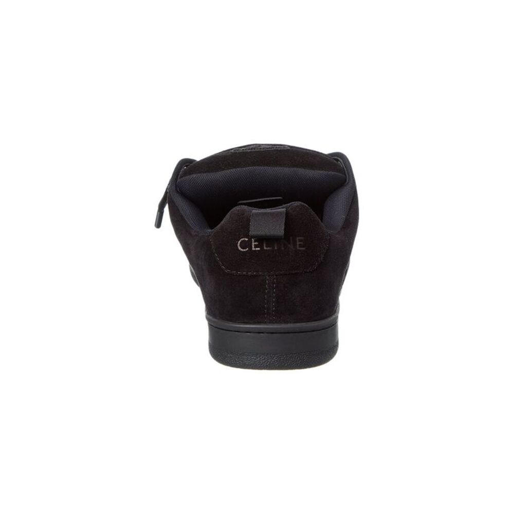 Celine Huntington Suede Sneaker, Black - Picture 3 of 5